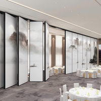 Cloison acoustique insonorisée mobile, panneau coulissant pliable pour bureau, hôtel, salle de banquet, salle de conférence, design moderne