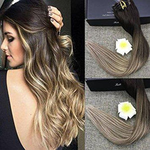 <span class=keywords><strong>Yamei</strong></span>-extensiones de cabello humano Remy, doble estiramiento, 120g, 160g, 220g, Clip de encaje - Product Image 4