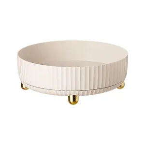 Organizador de condimentos multifunción para tarros, bandeja de botellas giratoria redonda, soporte de almacenamiento, accesorios de cocina, estante de especias - Product Image 1