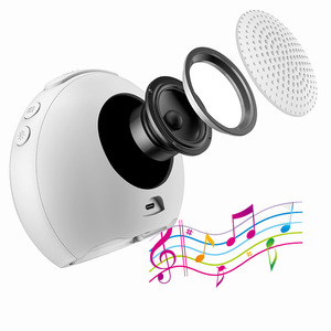 Loa Hiển Thị Đồng Hồ Báo Thức Phòng Thu Từ Tính Chất Lượng Cao Loa <span class=keywords><strong>5</strong></span> Đèn Led Hình Ngọn Lửa Loa Răng Màu Xanh Dương Cổ Điển - Product Image 5