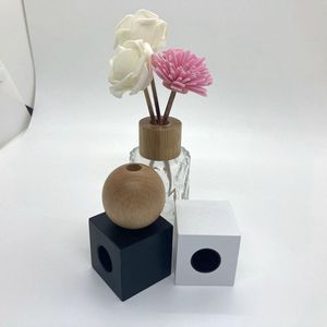 Best Selling Diffuser Glass Bottle Smooth Finger Touch Laser Decorated Wooden Base <b>Cube</b> Home Decor Various Shapes Available - Product Image 4
