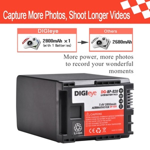 <span class=keywords><strong>Batteria</strong></span> 2800mAh BP-820 BP-828 per <span class=keywords><strong>Canon</strong></span> VIXIA GX10, XF400, XF405, HFG20, HFG30, HFG40, HFM41, HFM400, HFS21, HFS30 - Product Image 3