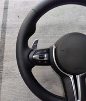 Volant de Direction en Cuir Performance pour BMW E70 E92 F30 F32 F10 F20 F07 F01 E46 E60 E90 M3 M5, Volant de Voiture en Fibre de Carbone avec LED