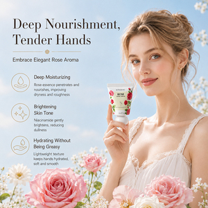 KORMESIC - Crema de Manos con Aroma Floral de 30 g, Crema de Manos Hidratante y Nutritiva con Aroma a Rosa, Manzanilla, Sakura y Lavanda, Halal y Natural - Product Image 3