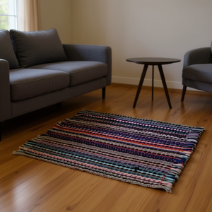 Mnj Carpet 01622 Striped Multi Color Area Rug For Home Decor 1 Pcs - Product Image 2