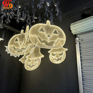 Nouvel Arrivage Lumières LED Citrouille Suspendues Décorations d'Halloween Style Moderne Personnalisé Décoration de Plafond - Product Image 2