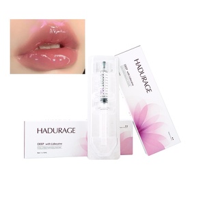 HADURAGE Deep 24mg 10ml Gel de Relleno Dérmico <span class=keywords><strong>Inyectable</strong></span> de Ácido Hialurónico <span class=keywords><strong>para</strong></span> <span class=keywords><strong>Labios</strong></span>, Nariz, Rostro y Arrugas Profundas, Fábrica OEM, ISO y CE, Venta al por Mayor - Product Image 1