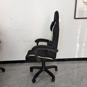 Chaise de jeu inclinable en velours de tissu noir livraison gratuite chaise de jeu <span class=keywords><strong>Furgle</strong></span> de luxe - Product Image 5