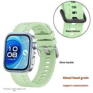 <span class=keywords><strong>Correa</strong></span> de Silicona para <span class=keywords><strong>Huawei</strong></span> <span class=keywords><strong>Watch</strong></span> <span class=keywords><strong>Fit</strong></span> 4 Pro Fit4, Pulsera Suave de Repuesto para Reloj Inteligente <span class=keywords><strong>Fit</strong></span> 3 - Product Image 4