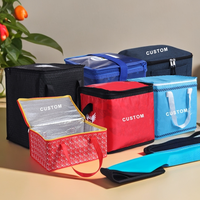 Nouveau Sac Isotherme de Pique-Nique et Repas 2026 YCH Personnalisable avec Logo, Imperméable, Noir Mat, Non Tissé, pour l'Extérieur et l'École