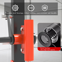 Máquina Smith Multifuncional ZL-K8, Capacidad de Carga de 700 kg, Acero de 50*70*1.8 mm, Sentadillas, Dominadas, Entrenamiento de Fuerza en Casa