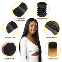 Extensions de cheveux humains bruts 100 % naturels, lisses, à double trame, pour femmes, 10-32 pouces, en lots – Meilleures ventes