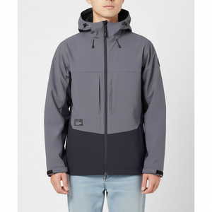 Chaqueta Térmica Impermeable Transpirable de Invierno con Capucha de Alta Calidad, Grosor Estándar, Casual, Unisex, Tipo Softshell, Lavada - Product Image 1