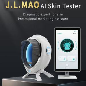 Newest skin detector analyzer facial scanner <b>machine</b> with stainless steel & <b>abs</b> materials portable us plug - Product Image 4