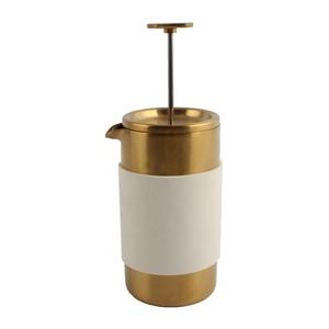 Cafetera Francesa de Acero Inoxidable de Doble Pared, Portátil, de Viaje, con Agarre de Silicona Resistente al Calor, Capacidad de 350 ml - Product Image 3