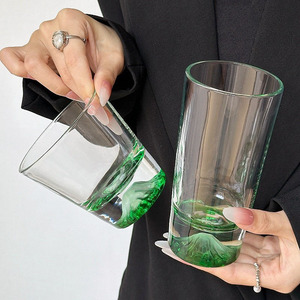 Tazza di vetro di montagna verde stile Ins <span class=keywords><strong>Fuji</strong></span> tazza di vetro di alto livello per uso domestico - Product Image 2