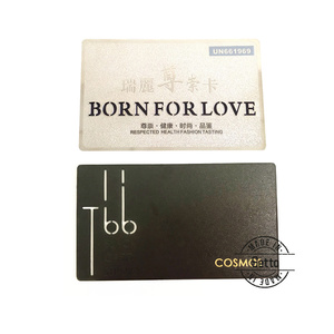 Tùy chỉnh đồng thau vàng bạc Rose Gold Black Laser Cut kim loại thẻ kinh doanh cao cấp chất lượng kim loại đã ghé thăm thẻ nổi - Product Image 5