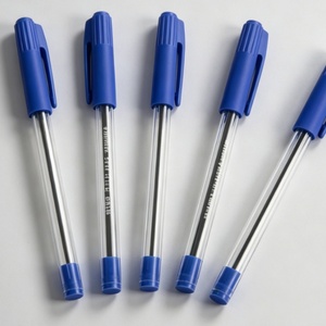 Stylo bille publicitaire coloré en plastique, fournitures scolaires, stylo bille de haute qualité, pas cher, avec 3 couleurs - Product Image 3