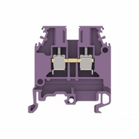 Boîtier de jonction universel pour fils électriques à connexion modulaire par vis, bloc de distribution d'alimentation, borniers sur rail DIN