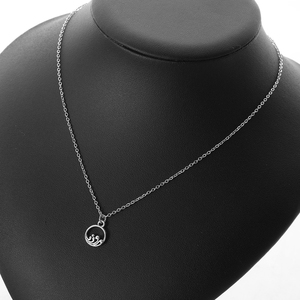Pendentif GT Offre Spéciale Vœu <span class=keywords><strong>Montagne</strong></span> et Mer Couple Amour Eternel Signification Collier Design de Mode Collier Étincelant en Acier Inoxydable - Product Image 3