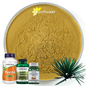 Yucca Saponinas Food Herbal Extract Root Powder Certified Halal Disponível Vários Garrafa Pode Tambor Recipiente De Vidro Plástico - Product Image 1