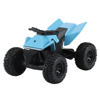 Modèle de voiture de buggy des dunes en alliage moulé sous pression à l'échelle 1:20 avec fonction de recul, emballage en boîte vitrée - Cadeau pour garçon
