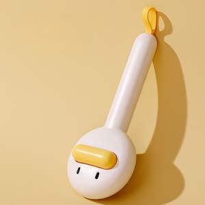 प्यारा बतख प्लास्टिक 140 घुमावदार दांत साफ, बिल्लियों के कुत्तों के लिए कोमल सुरक्षित ब्रश नरम बालों के मोटे कोट - Product Image 6