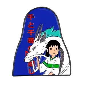 Insignias lindas de alta calidad mochila joyería regalos esmalte dibujos animados Pin arte coleccionable Anime Metal broche Pin para Fans amigos