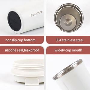 Tazas de Café de Acero Inoxidable con Pajita, Personalizadas con Impresión, Regalo de Navidad, Venta al Por Mayor - Product Image 4