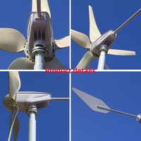 Éolienne solaire complémentaire MAX-1000W 24V, petite éolienne d'ingénierie à haute efficacité avec rotor de 1,6 m