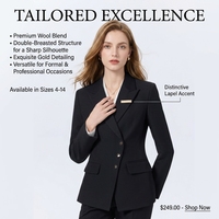 6593 Costume professionnel élégant pour femme automne-hiver, uniforme de direction pour hôtel, réceptionniste, tenue de travail haut de gamme