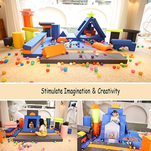 مجموعة وسائد رغوية قابلة للتحويل للأطفال للعب في الهواء الطلق وغرف النوم، وسائد هوائية للظهر ووسائد للجلوس - Product Image 4