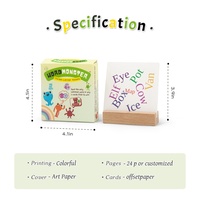 Tarjetas de Memoria Personalizadas para Niños, Tarjetas Educativas y de Afirmación Impresas en Papel Cartón con Impresión CMYK