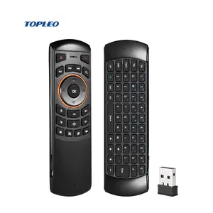 Topleo 2.4G sensore di movimento fly air mouse telecomando universale tv codici X6
