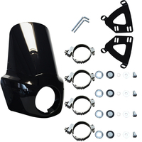 Accessoires de moto, kits de carénage de phare et de pare-brise, matériau ABS, compatible avec Harley Dyna Street Bob Low Rider