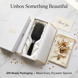 High-End OEM Customizable Steel Pin <strong>Hair</strong> <strong>Brush</strong> Luxury Home Style Hairbrush for <strong>Detangling</strong> and Scalp Care - Product Image 6