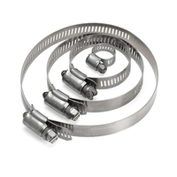 Colliers de serrage pour tuyaux haute pression, poignée en métal, W1 W2 W3 W4, acier inoxydable, type américain robuste