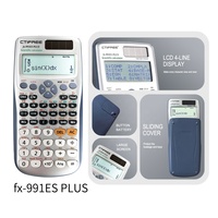 Calculatrice scientifique professionnelle CTIFREE FC-82MS/Fc-991ES Plus/KK-105 en plastique, double alimentation, certifiée CE, fournitures de bureau et scolaires