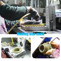 Usine Oem personnalisé cire perdue service de coulée de métal fer 304 acier inoxydable coulée de précision fonderie