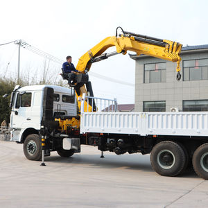 Grúa Hidráulica Montada en Vehículo de 1-25 Toneladas, <span class=keywords><strong>Brazo</strong></span> de 5 Secciones, Grúa Articulada de 15 m, Grúa Móvil Portátil Telescópica/de <span class=keywords><strong>Brazo</strong></span> <span class=keywords><strong>Articulado</strong></span> para Camión - Product Image 2