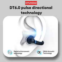 Écouteurs sans fil Bluetooth HYUNDAI HYC03 TWS originaux, type boucles d'oreilles, longue autonomie, étanches, pour le sport