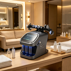 Nouvelle machine à bulles fines 11 en 1 Water Peel H2O2 pour un nettoyage en profondeur à l'oxygène, en matériau ABS, 110V/220V - Product Image 1