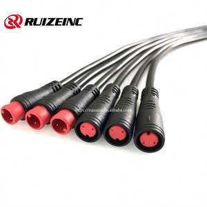 E-BIKE Speed SENSOR M F สายต่อ M8 2 3 4 5 6พินไฟฟ้ากันน้ำสำหรับการแสดงผลจักรยานไฟฟ้าประกอบสายทองแดง - Product Image 5