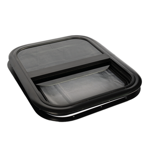 Ventanas de aluminio para caravanas, ventanas correderas verticales para <span class=keywords><strong>autocaravanas</strong></span>, ventanas negras para vehículos recreativos - Product Image 3