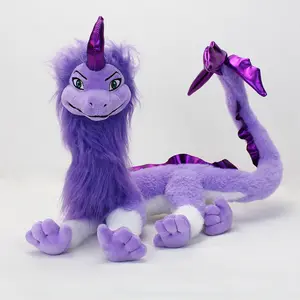 Creative Novelty Squishy Bending Anime Peripheral Colorful Dragon Legends Cartoon Dolls Stuff Animal Product