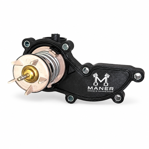 เทอร์โมสตัทน้ำหล่อเย็นเครื่องยนต์ MANER รุ่น 06E121111AL 06E121111AD สำหรับ Audi A4 A5 A6 A7 A8 Q5 Q7 เครื่องยนต์ 3.0T อะไหล่ทดแทนระบบระบายความร้อน - Product Image 1