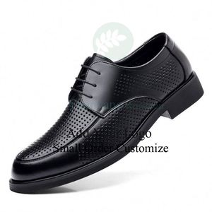 Chaussures en cuir classiques pour hommes, style business décontracté - Product Image 4