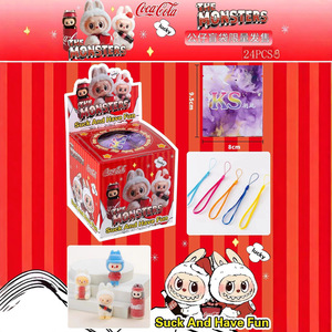 Caja Sorpresa Labubu, 24 Piezas, Llavero de Peluche de Goma Suave, Juguete Coleccionable para Niños y Jóvenes - Product Image 2