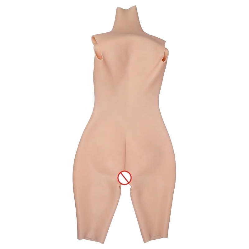 Combinaison Complète En Silicone ANZI Avec Seins Et Vagin - Pour Travestissement / Transformation - Tailles C,D,F - Neuf Avec étiquettes