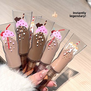 Cappuvini Milk Tea Velvet Mineral Liquid Eye Shadow 5g Waterproof Low Saturation Matte Fog Sense Coffee Brown Earth Color - Product Image 2